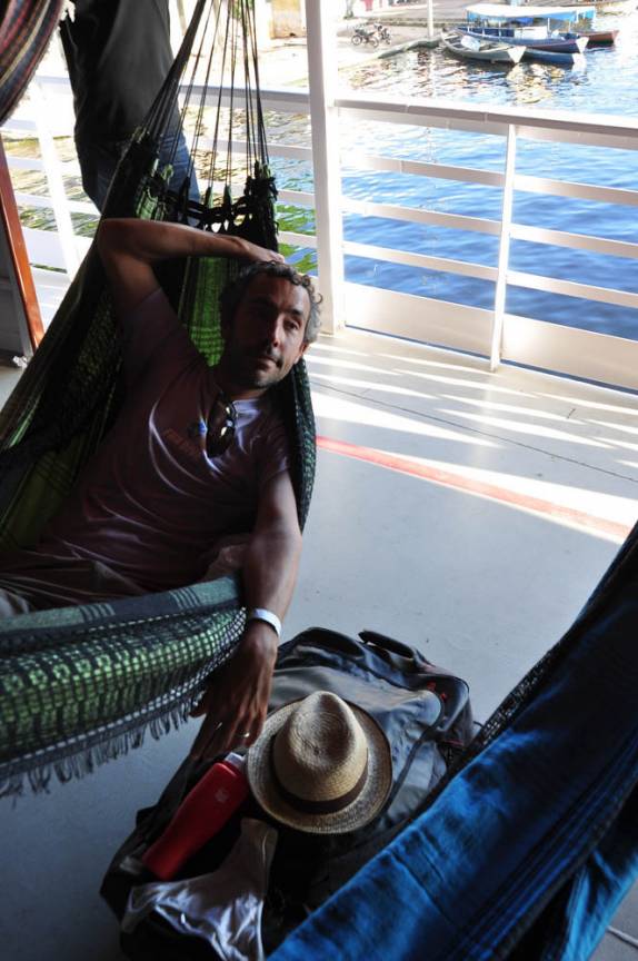 Ainda em Tefé, pronto para a viagem de barco até Manaus, no Amazonas